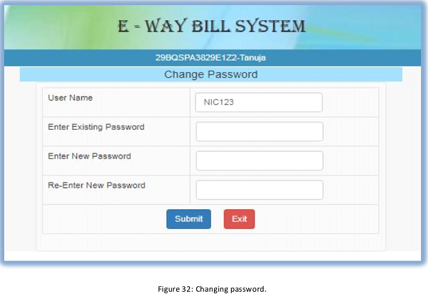 E way bill generation