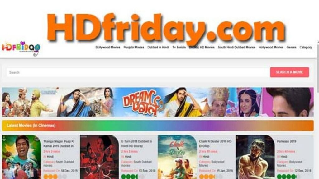 Hdfriday : Free Online Movies Download, Latest Bollywood Movies at Hdfriday Illegal Website