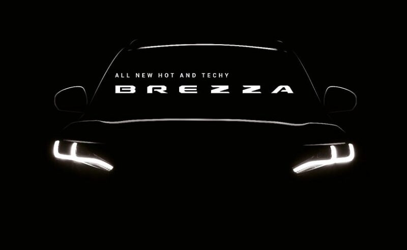 2022 Maruti Suzuki Brezza Subcompact SUV Teased; Bookings Begin At ₹ 11,000