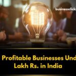 Businesses Under 20 Lakh Rs. in India