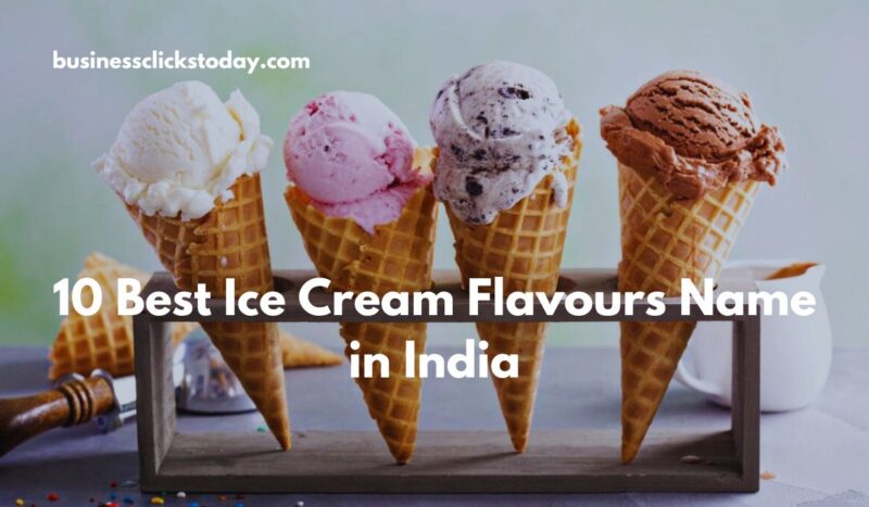 Ice Cream Flavours Name in India