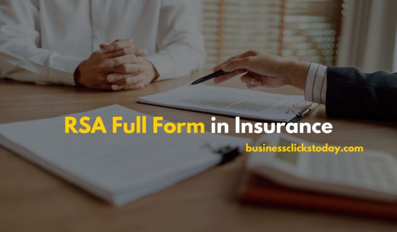 RSA Full Form in Insurance