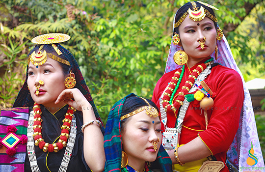 Traditional Jewelry Worn by Sikkimese Women